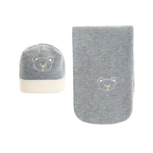 SET CAPPELLINO E SCIARPA NEONATO